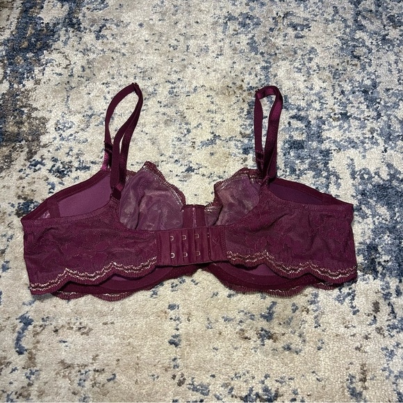 Victoria’s Secret Dream Angels Push-Up without Padding Purple & Gold Bra 34D - Picture 4 of 8